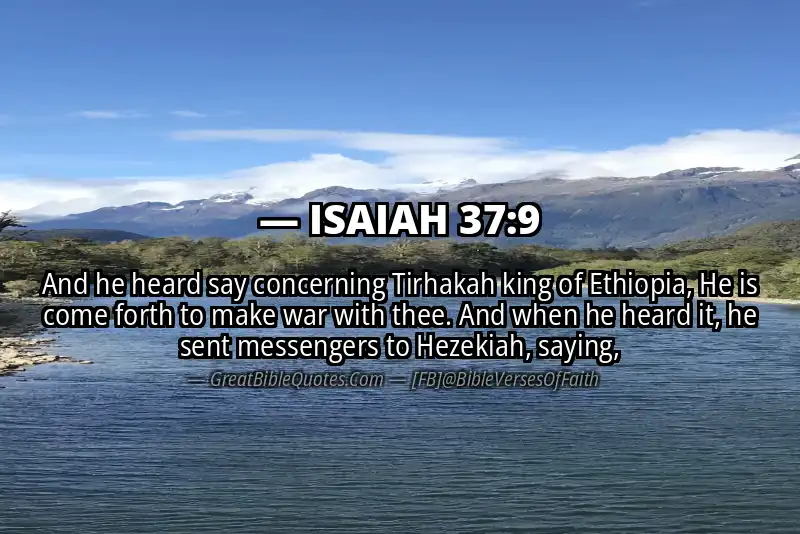 ISAIAH 37:9 Verse