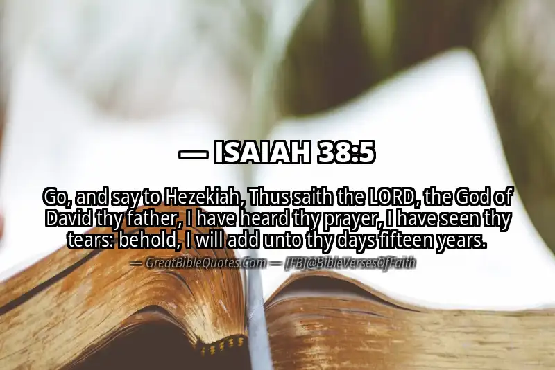 ISAIAH 38:5 Verse