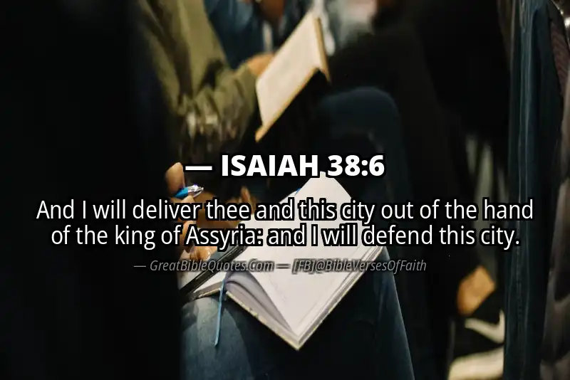 ISAIAH 38:6 Verse Image