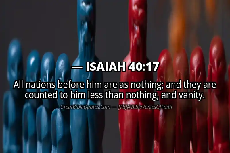 ISAIAH 40:17 Verse
