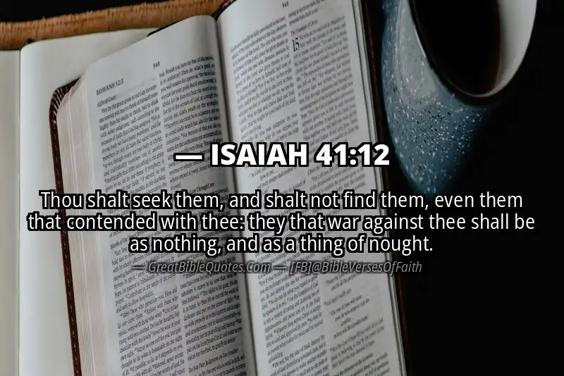 ISAIAH 41:12 Verse