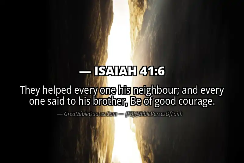 ISAIAH 41:6 Verse