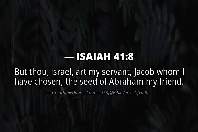 ISAIAH 41:8 Verse