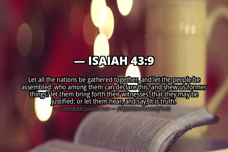 ISAIAH 43:9 Verse