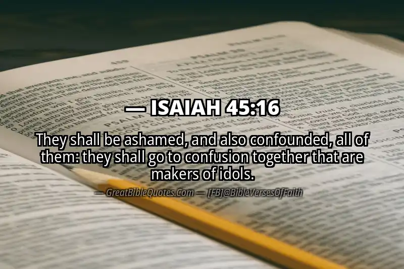 ISAIAH 45:16 Verse