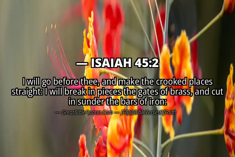 ISAIAH 45:2 Verse