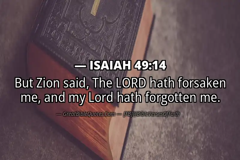 ISAIAH 49:14 Verse