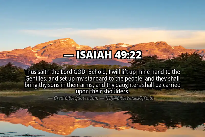 ISAIAH 49:22 Verse
