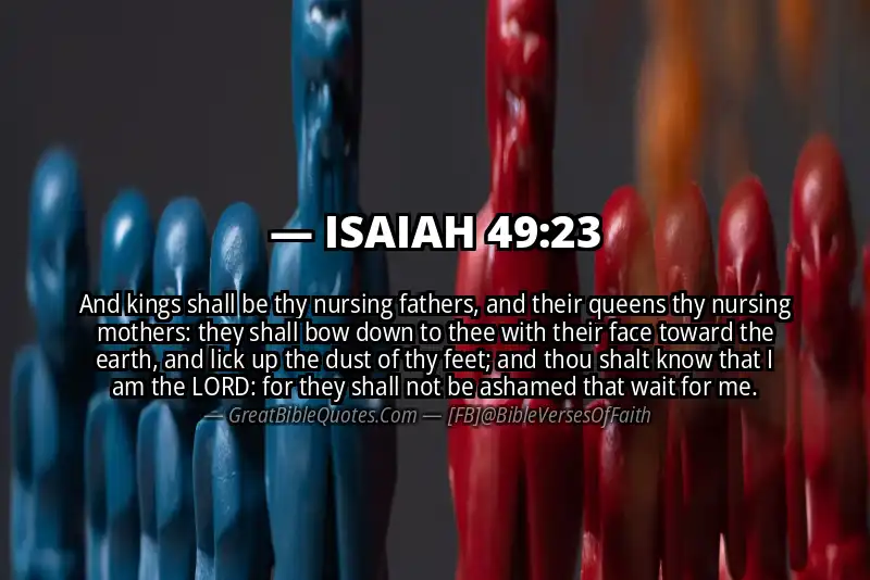 ISAIAH 49:23 Verse