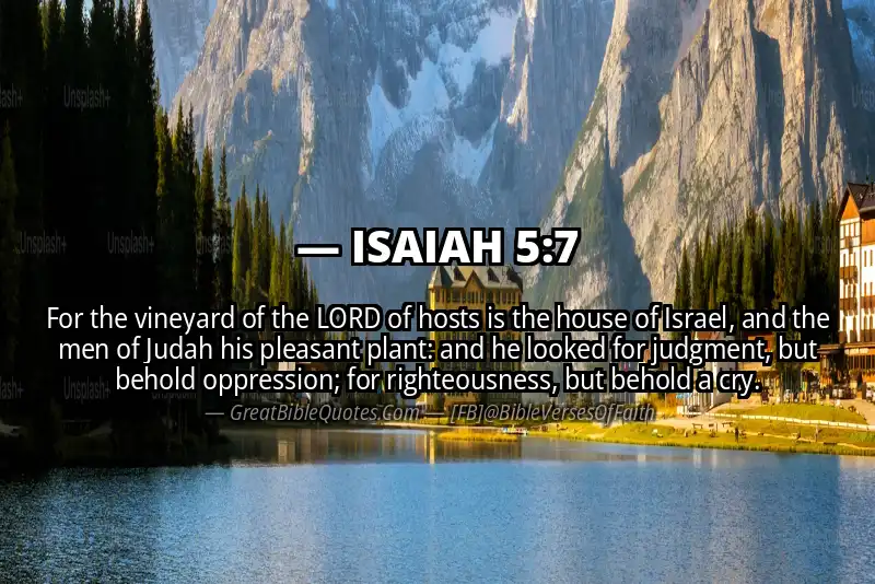 ISAIAH 5:7 Verse