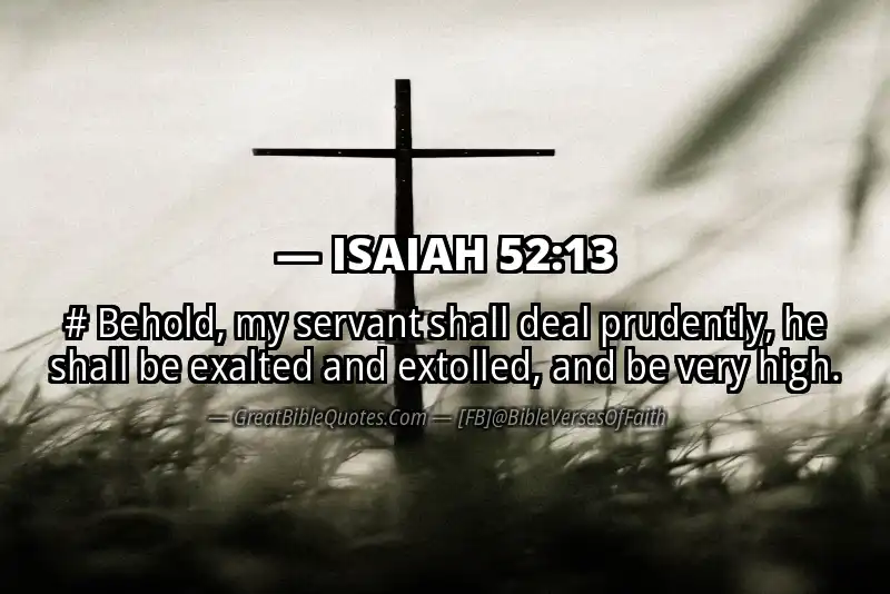ISAIAH 52:13 Verse