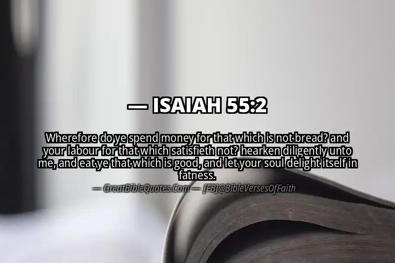 ISAIAH 55:2 Verse