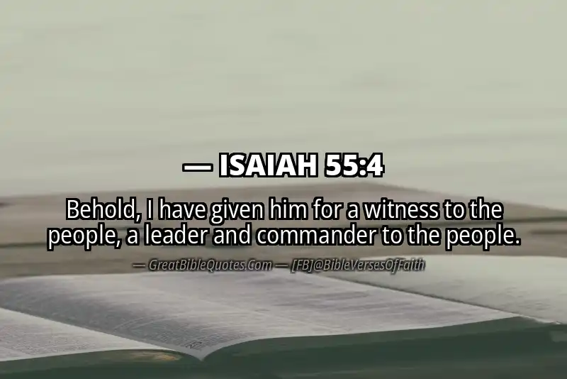 ISAIAH 55:4 Verse