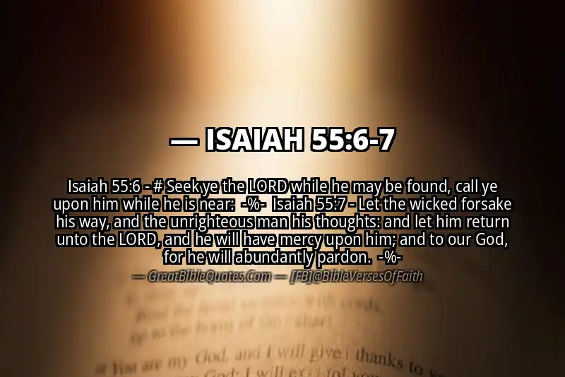 Image for ISAIAH 55:6-7 Bible verse