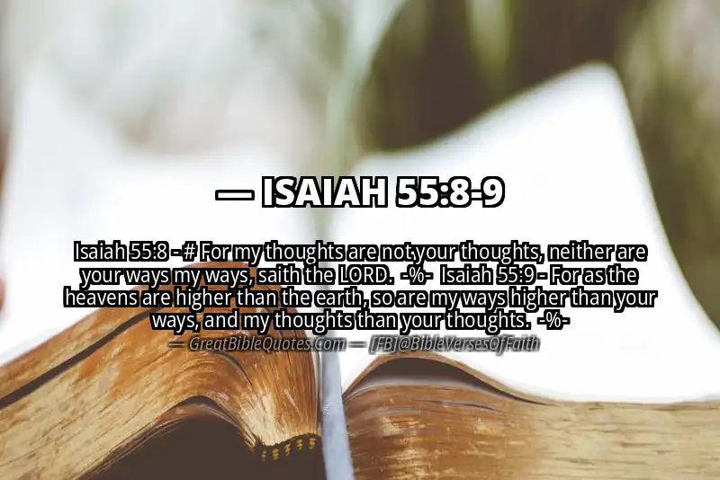 Image for ISAIAH 55:8-9 Bible verse