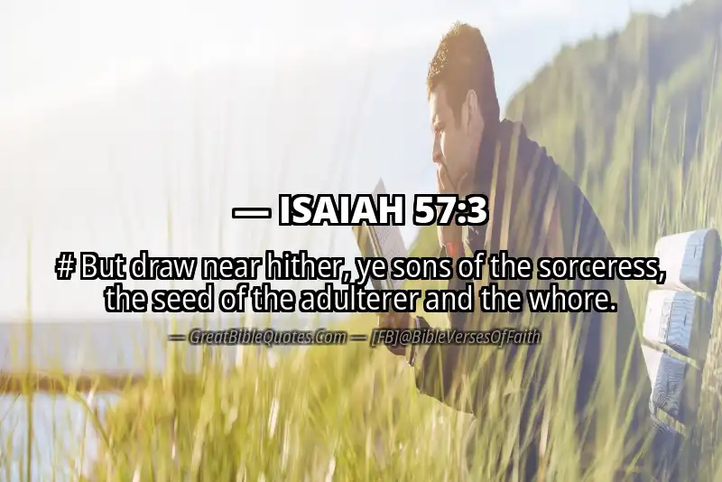ISAIAH 57:3 Verse