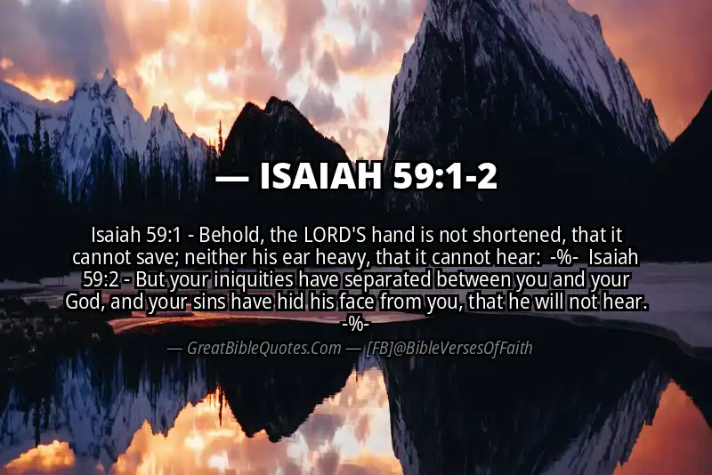 Image for ISAIAH 59:1-2 Bible verse