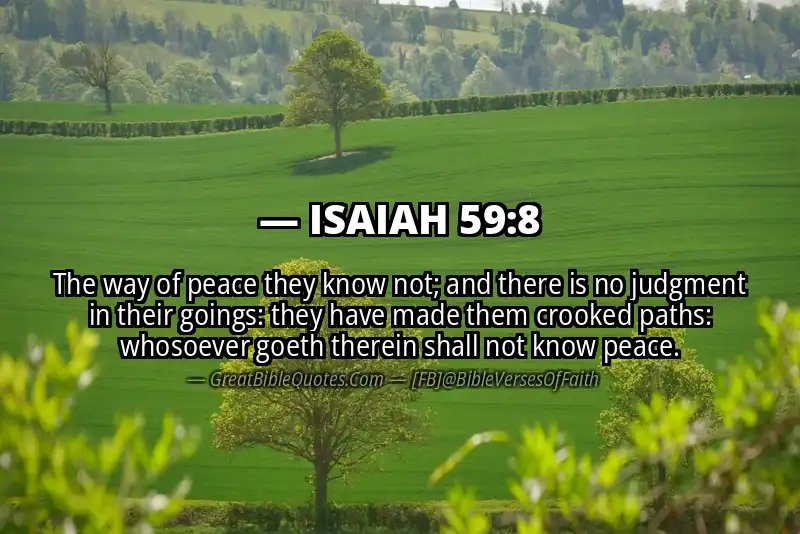 ISAIAH 59:8 Verse