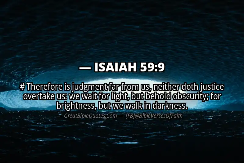 ISAIAH 59:9 Verse
