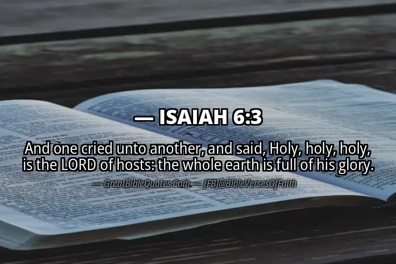 ISAIAH 6:3 Verse