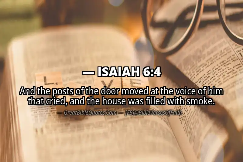 ISAIAH 6:4 Verse Image