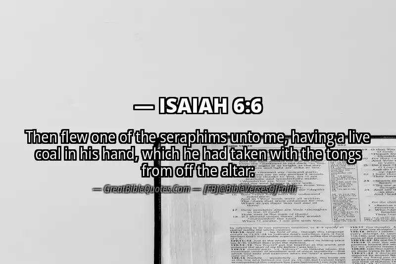 ISAIAH 6:6 Verse Image