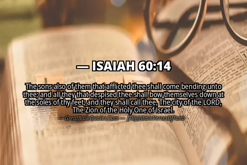 ISAIAH 60:14 Verse