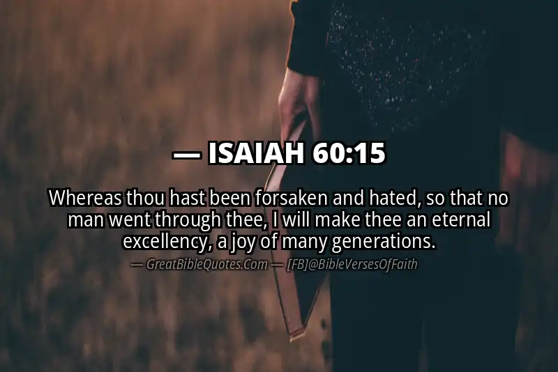 ISAIAH 60:15 Verse