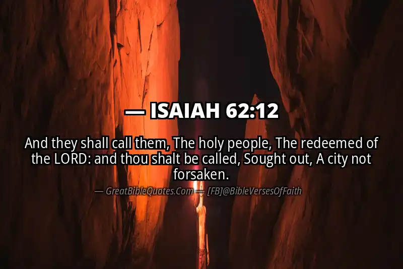 ISAIAH 62:12 Verse