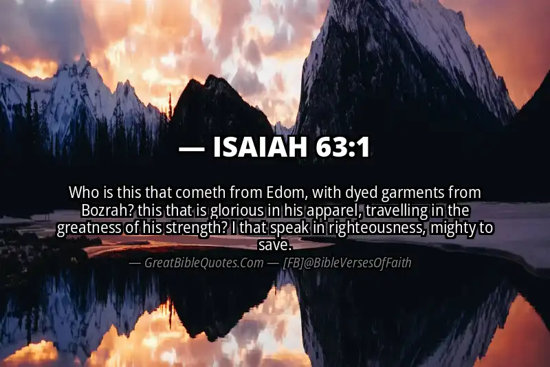 ISAIAH 63:1 Verse