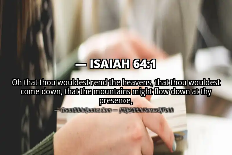 ISAIAH 64:1 Verse