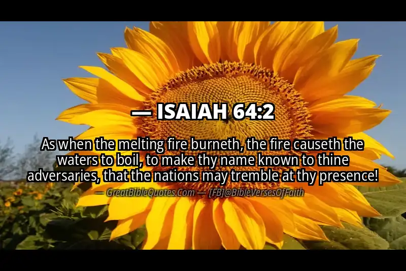 ISAIAH 64:2 Verse