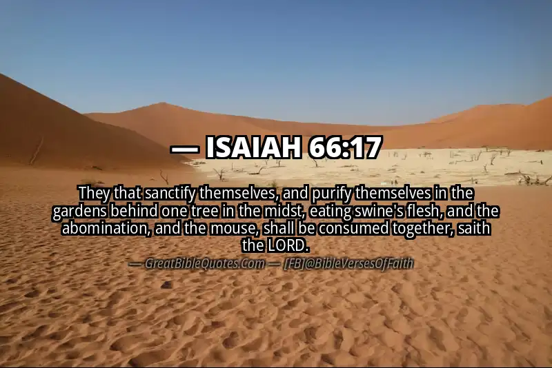 ISAIAH 66:17 Verse
