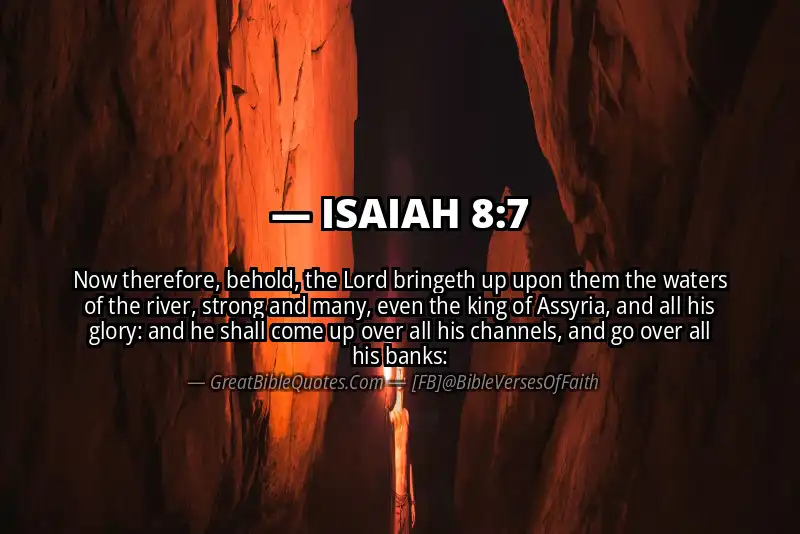 ISAIAH 8:7 Verse