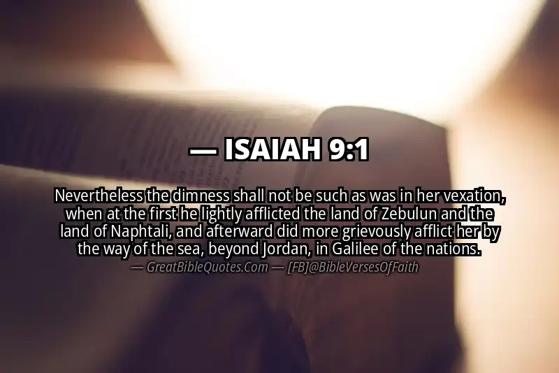 Bible verse: ISAIAH 9:1 Image