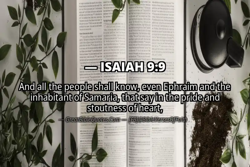 ISAIAH 9:9 Verse