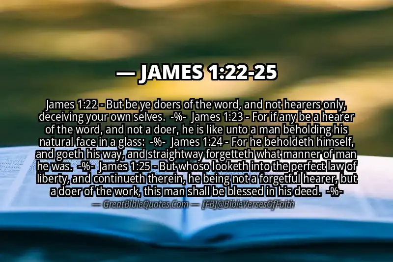 Image for JAMES 1:22-25 Bible verse