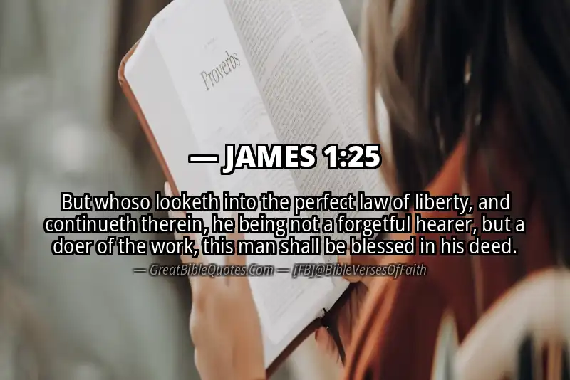 Bible verse: JAMES 1:25 Image
