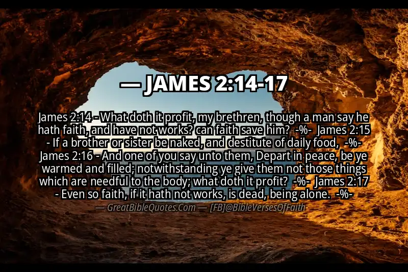 Image for JAMES 2:14-17 Bible verse