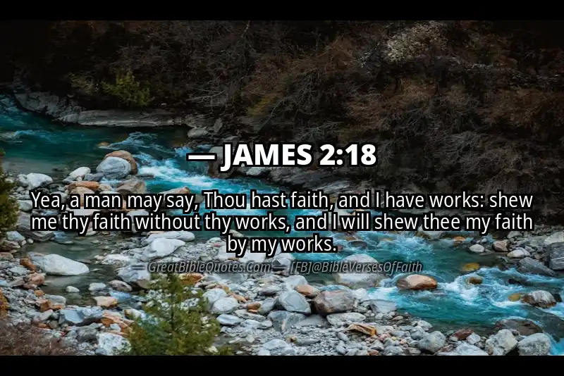 Bible verse: JAMES 2:18 Image