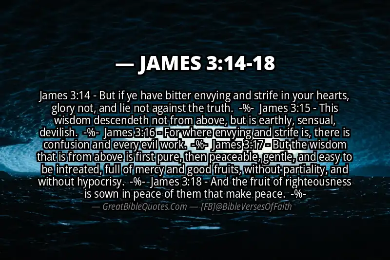 Image for JAMES 3:14-18 Bible verse