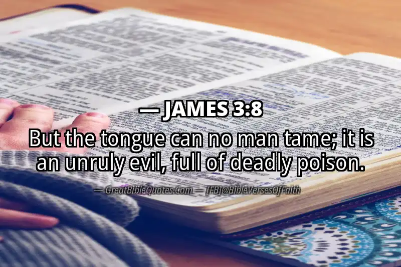 JAMES 3:8 Verse