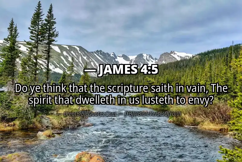 Bible verse: JAMES 4:5 Image