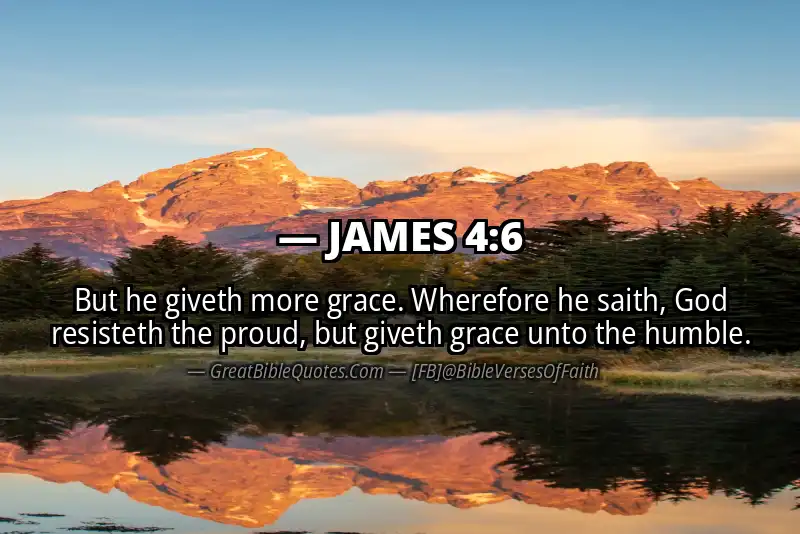 Image for JAMES 4:6 Bible verse