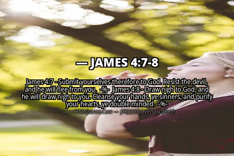 Image for JAMES 4:7-8 Bible verse