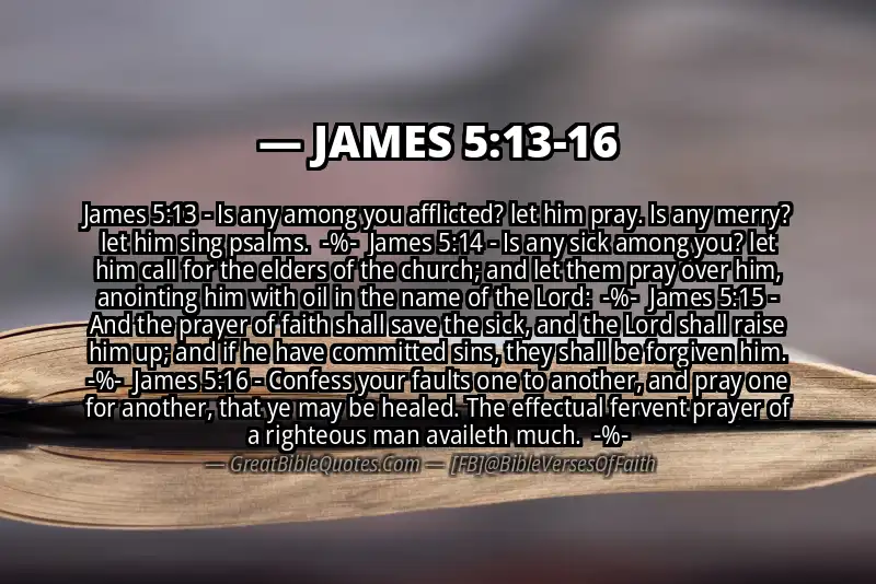 Image for JAMES 5:13-16 Bible verse