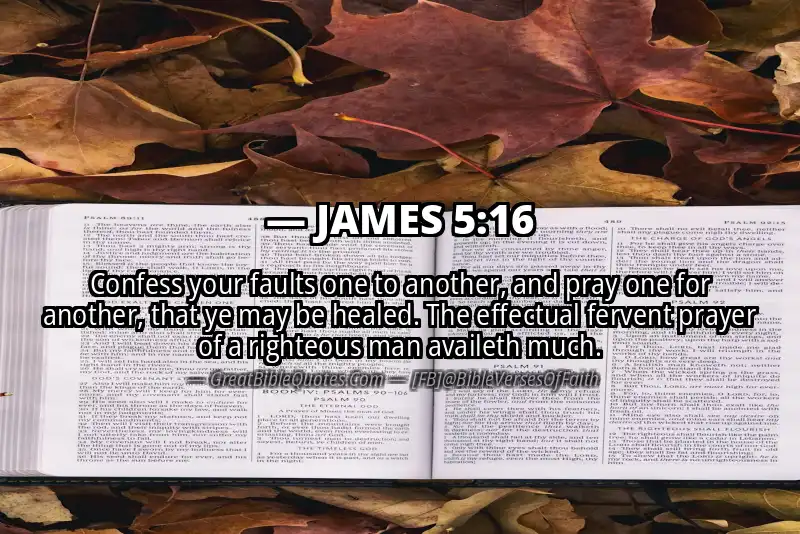 Image for JAMES 5:16 Bible verse