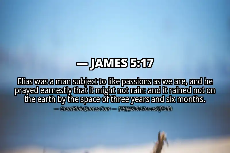 Bible verse: JAMES 5:17 Image