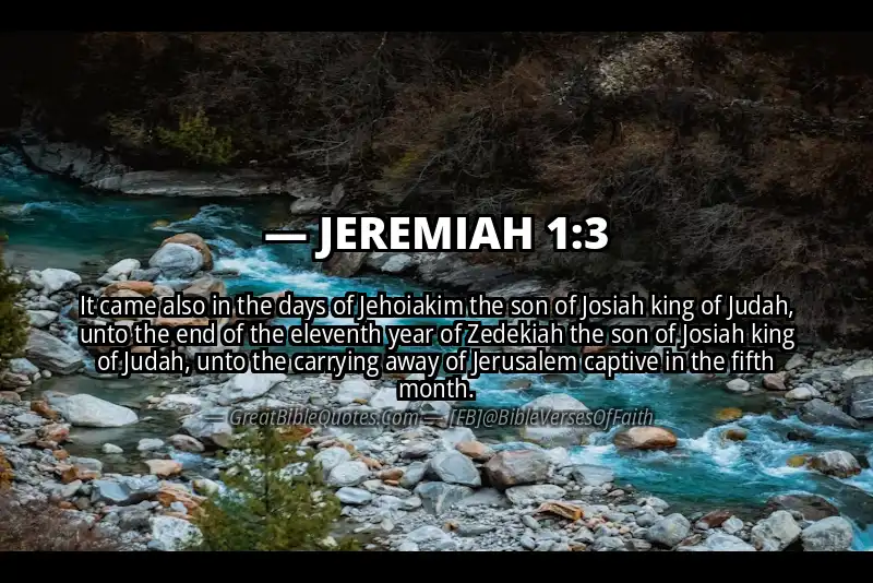 Bible verse: JEREMIAH 1:3 Image
