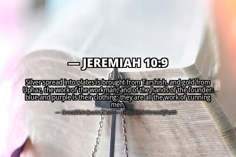 JEREMIAH 10:9 Verse